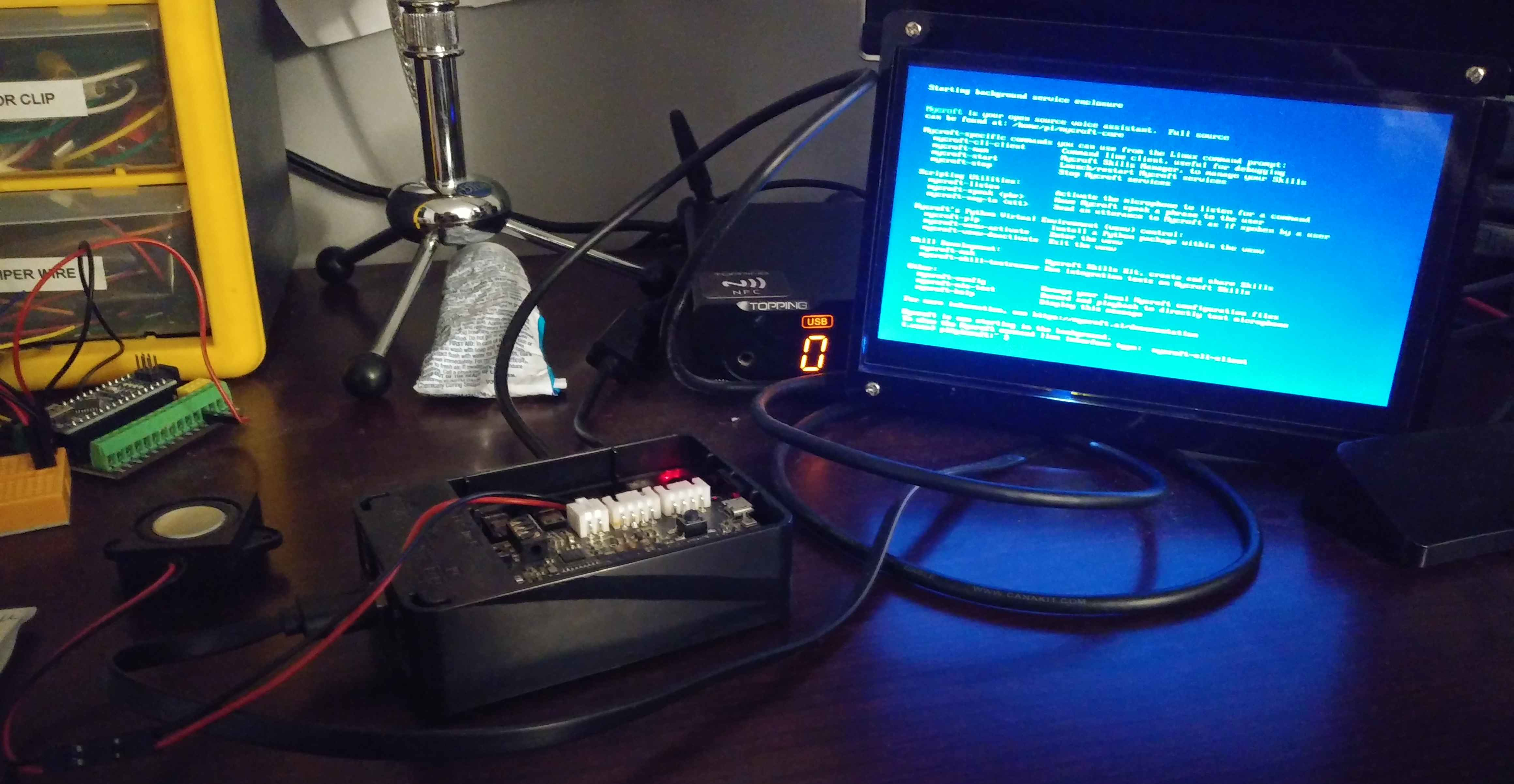 pi4 setup with screen